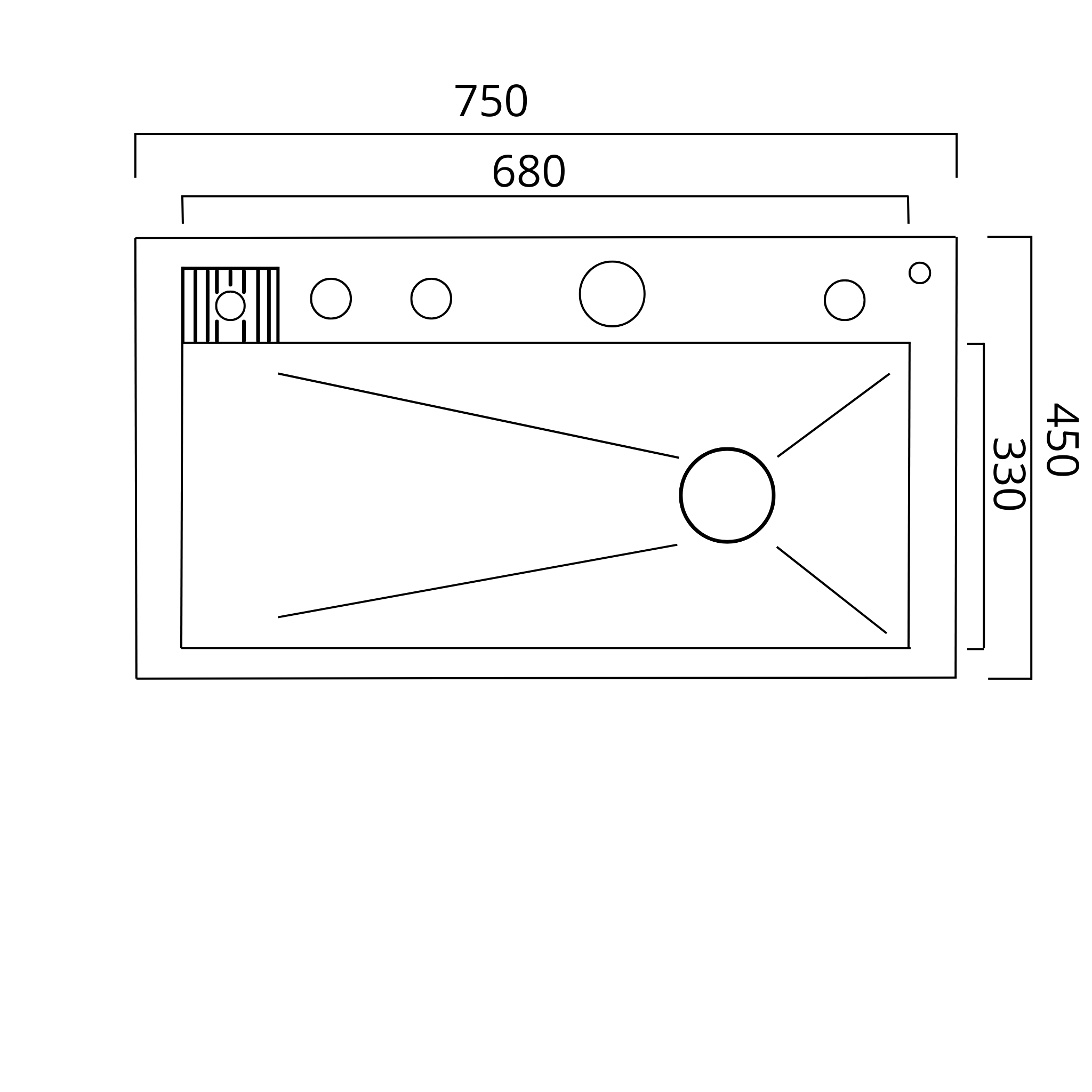 Мийка кухонна Platinum Handmade Водоспад 75x45М PVD Чорний (000041326) - фото 14 Мийка кухонна Platinum Handmade Водоспад 75x45М PVD Чорний (000041326) - фото 14