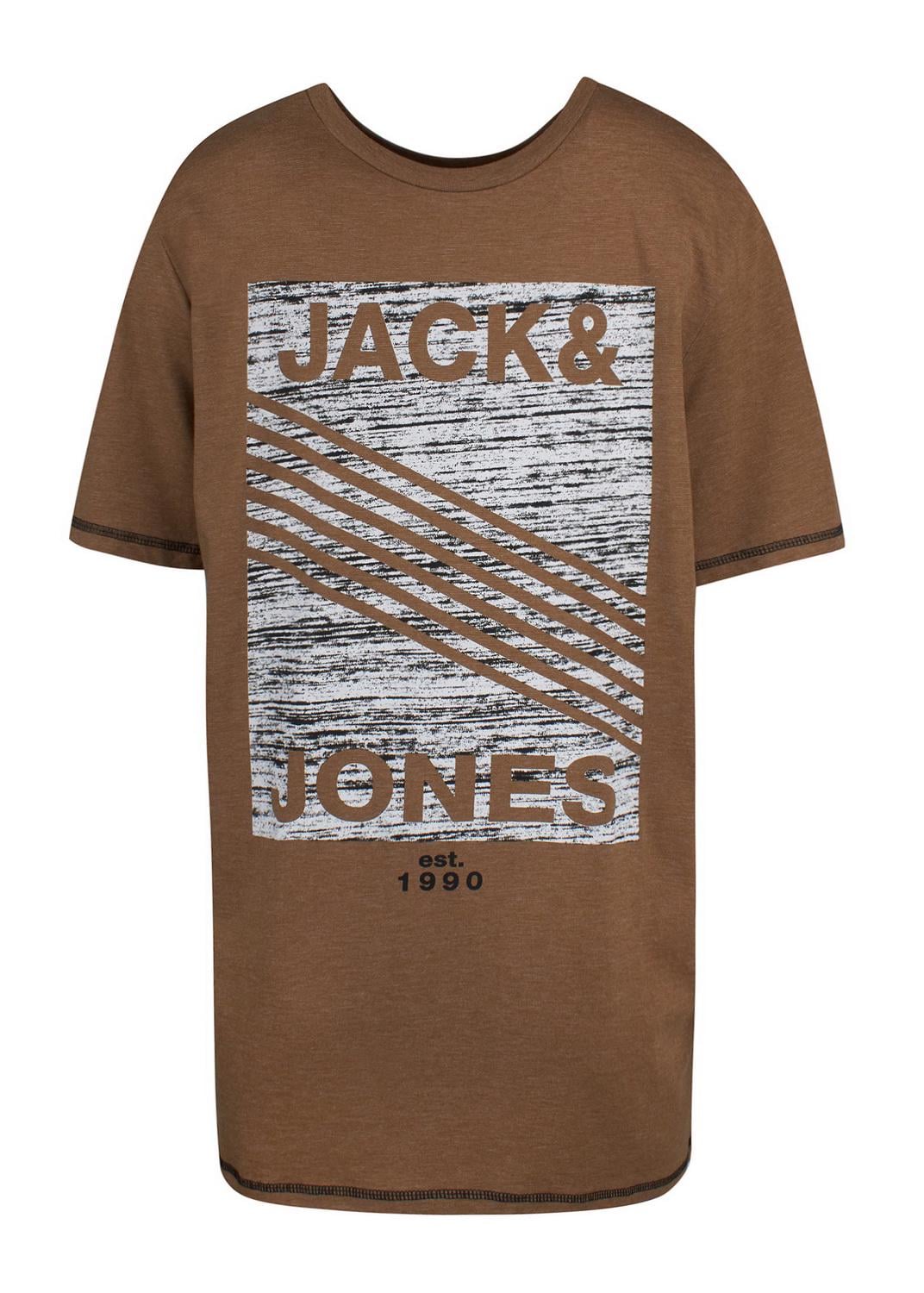 Футболка Jack & Jones 12187538x70 чоловіча S Коричневий (173040)