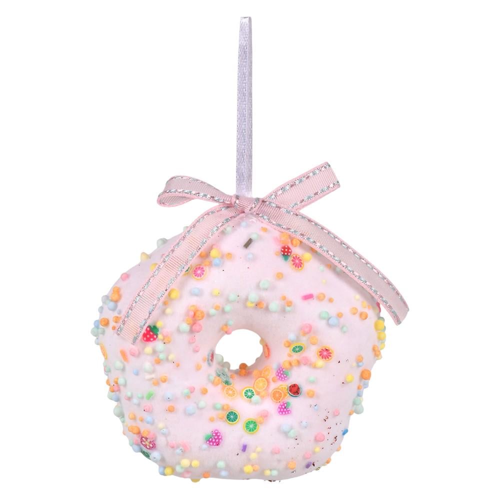 Подвеска новогодняя Donut R33890 10 см Розовый (30651755) Подвеска новогодняя Donut R33890 10 см Розовый (30651755)