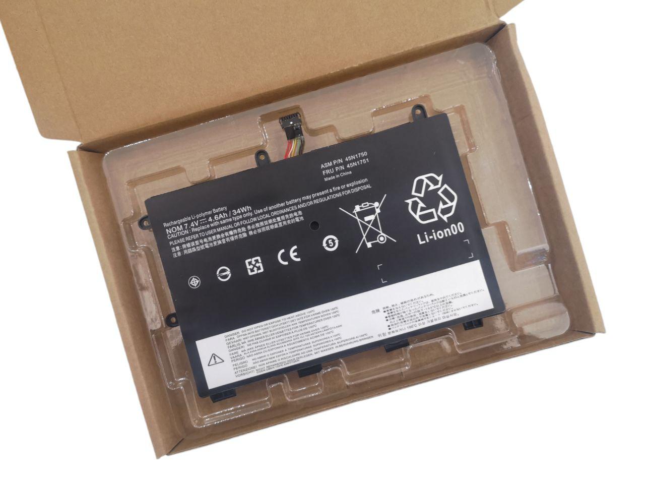 Акумулятор для Lenovo ThinkPad Yoga11E/45N1750/45N1751/45N1749 4600 mAh 34Wh (21812297)