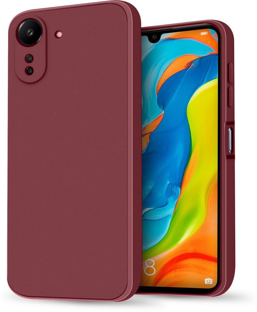 Силиконовый чехол HardCorner Xiaomi Poco C65 (с микрофиброй) Wine (34791-42) Силиконовый чехол HardCorner Xiaomi Poco C65 (с микрофиброй) Wine (34791-42)