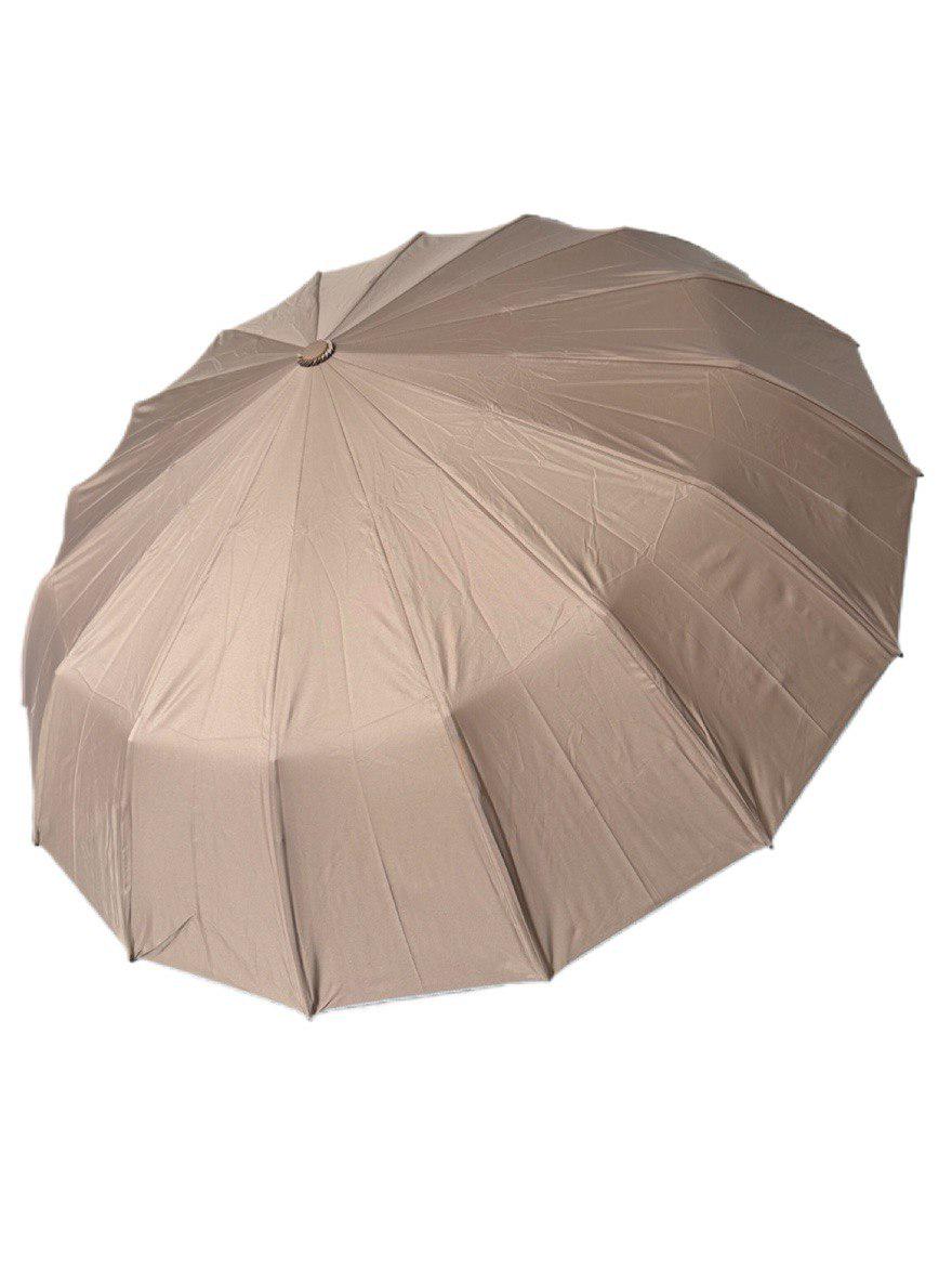 Парасолька-автомат Toprain Umbrella однотонна 16 спиць зі сріблом під куполом Бежевий (4016/9) - фото 1 Парасолька-автомат Toprain Umbrella однотонна 16 спиць зі сріблом під куполом Бежевий (4016/9) - фото 1