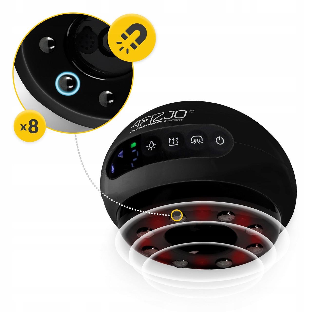 Банка вакуумна масажна 4FIZJO акумуляторна з ІЧ прогрівом Black (P-5907739318695) - фото 10 Банка вакуумна масажна 4FIZJO акумуляторна з ІЧ прогрівом Black (P-5907739318695) - фото 10