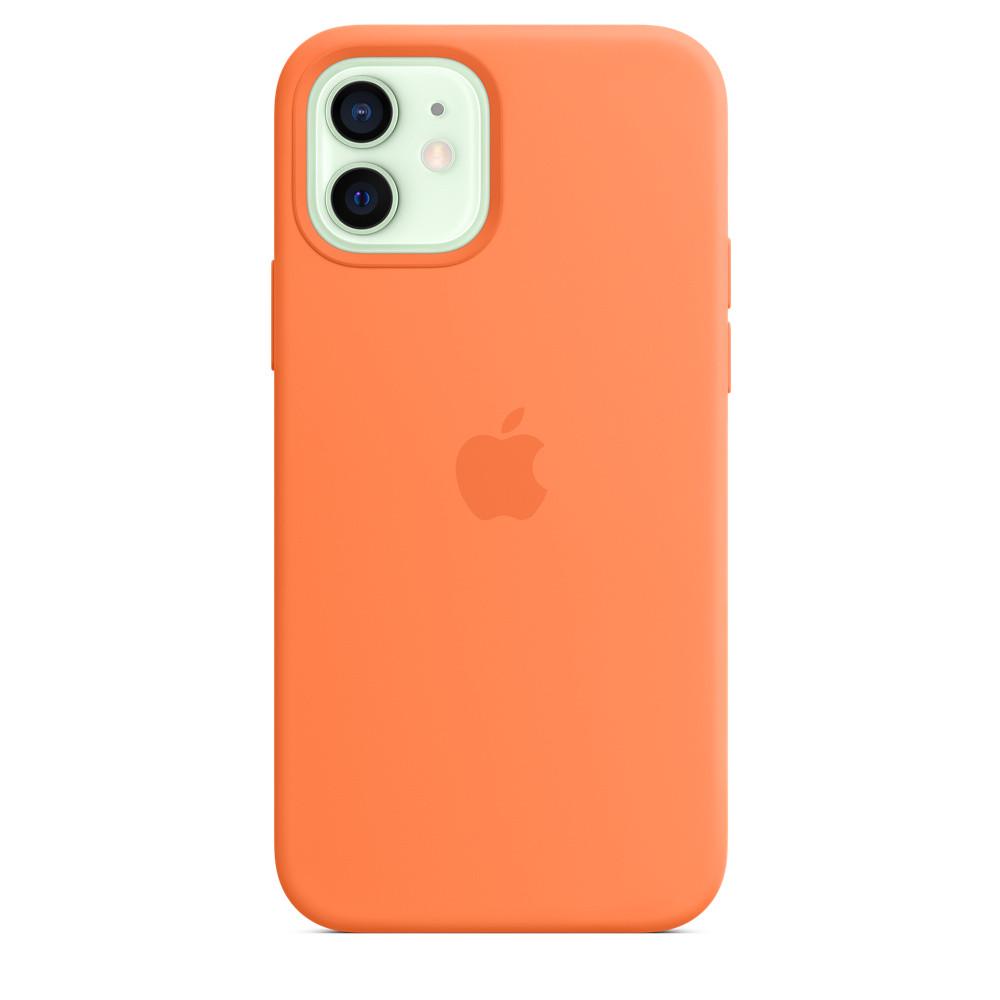 Силіконовий чохол-накладка Apple Silicone Case for iPhone 12 Mini, Kumquat (HC)(A) - фото 3