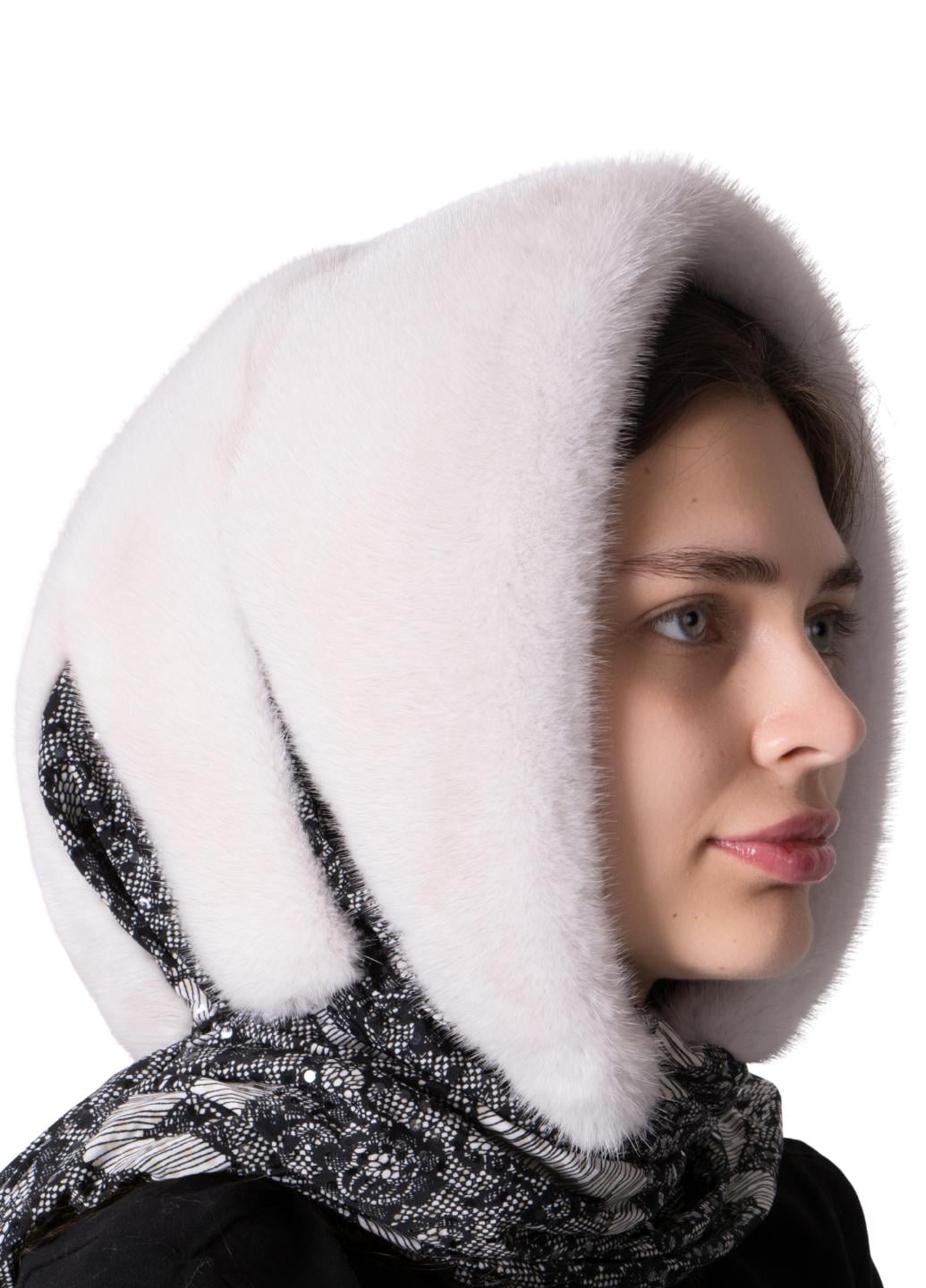 Платок женский из меха норки Паук Виолет 001/1