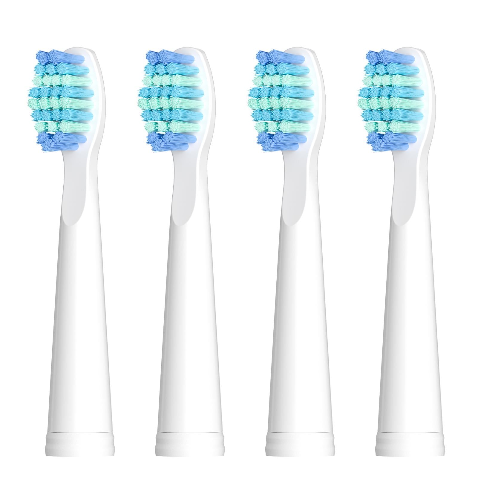 Змінні насадки для звукової електричної щітки Seago SG575 і SG958 4 шт Білий (2196)