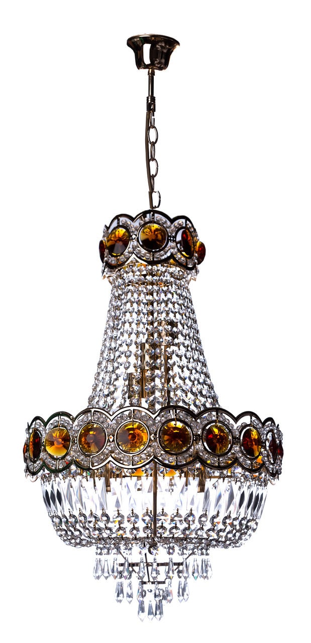 Люстра хрустальная подвесная Sunlight 0580/7 E на 7 ламп