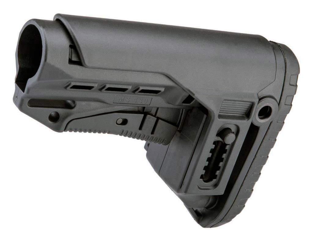 Приклад DLG TBS Compact PCP Mil-Spec із регульованою щокою Чорний (zbZ3.5.23.002) - фото 5