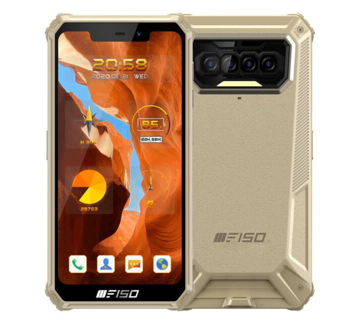 ᐉ Смартфон захищений OUKITEL F150 B2021 6/64 Gb 8000 мАг Sahara • Краща ...