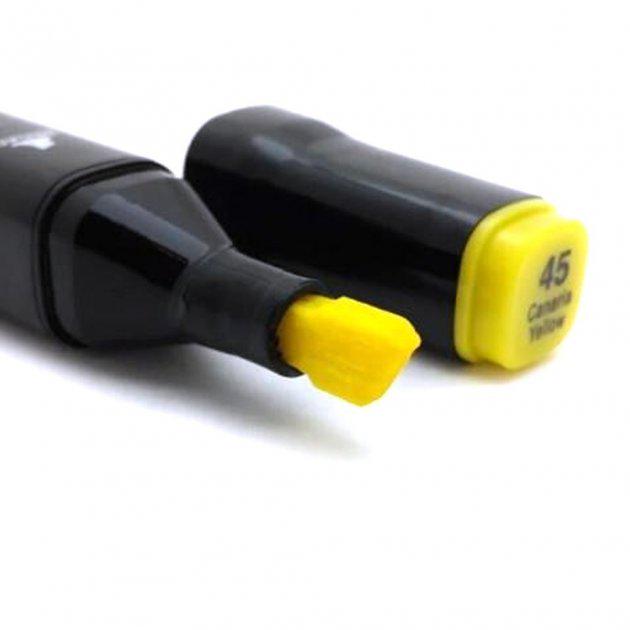 Набір двосторонніх маркерів TouchRaven на спиртовій основі з футляром 168 шт. Black (4-5-14788) - фото 3 Набір двосторонніх маркерів TouchRaven на спиртовій основі з футляром 168 шт. Black (4-5-14788) - фото 3