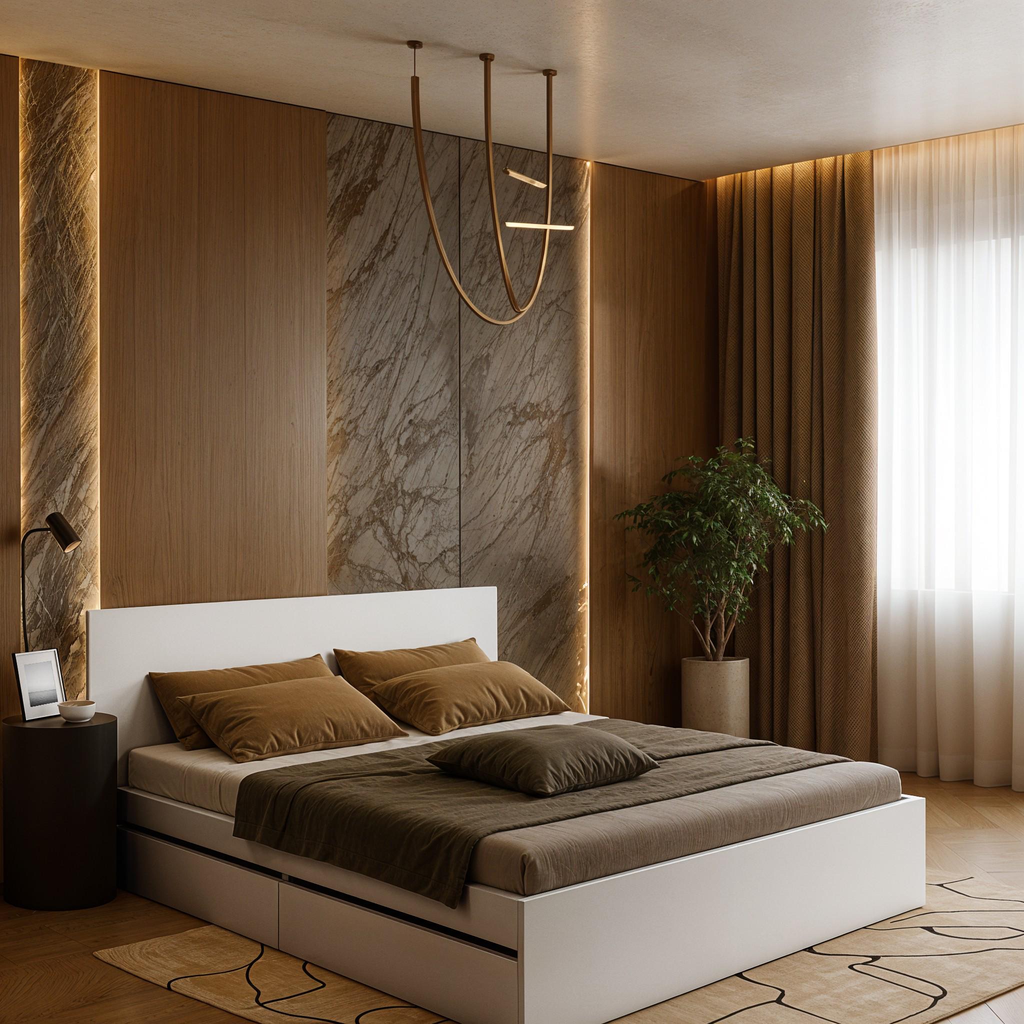 Кровать двуспальная Комо 2040х1650х1000 мм Белый