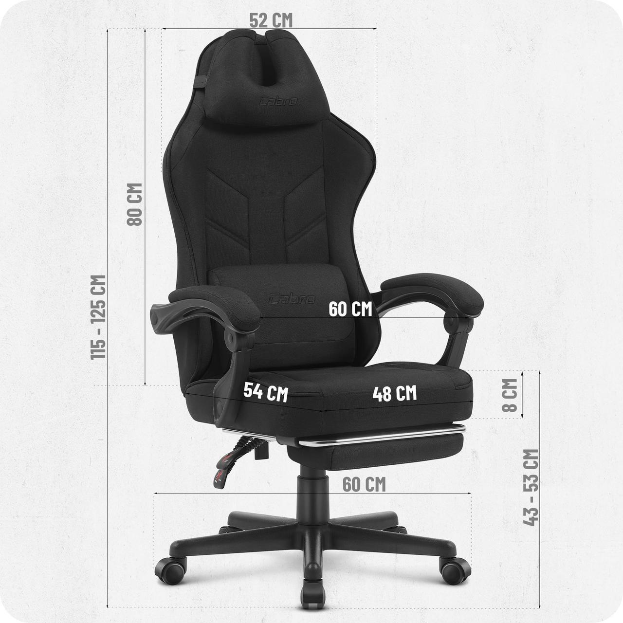 Крісло Cabro C504 тканина Black (5907196010767) - фото 8 Крісло Cabro C504 тканина Black (5907196010767) - фото 8