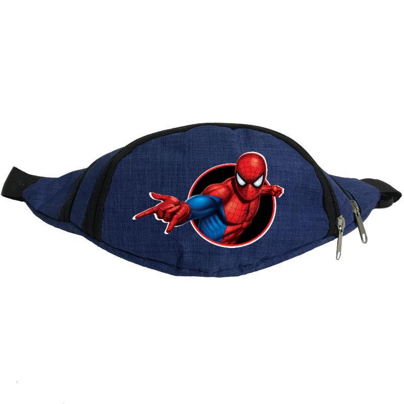 Поясная сумка-бананка Cappuchino toys Человек Паук Spiderman-007 Синий (1558626800) Поясная сумка-бананка Cappuchino toys Человек Паук Spiderman-007 Синий (1558626800)