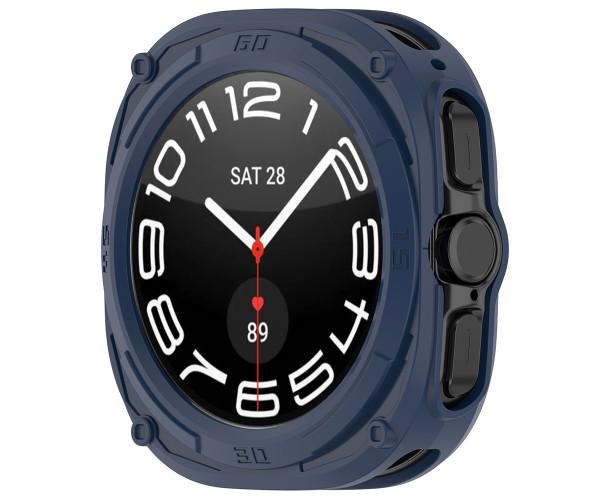 Чехол силиконовый для смарт-часов Samsung Galaxy Watch Ultra 47 мм Синий