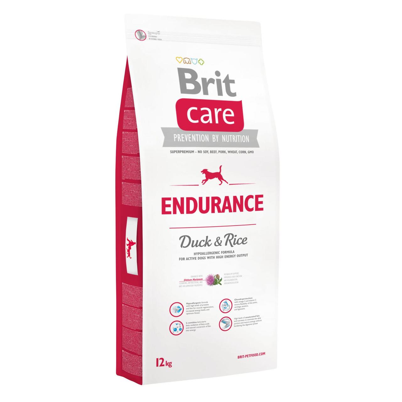 Сухой корм Brit Care для активных собак всех пород Endurance 12 кг (2140079354)