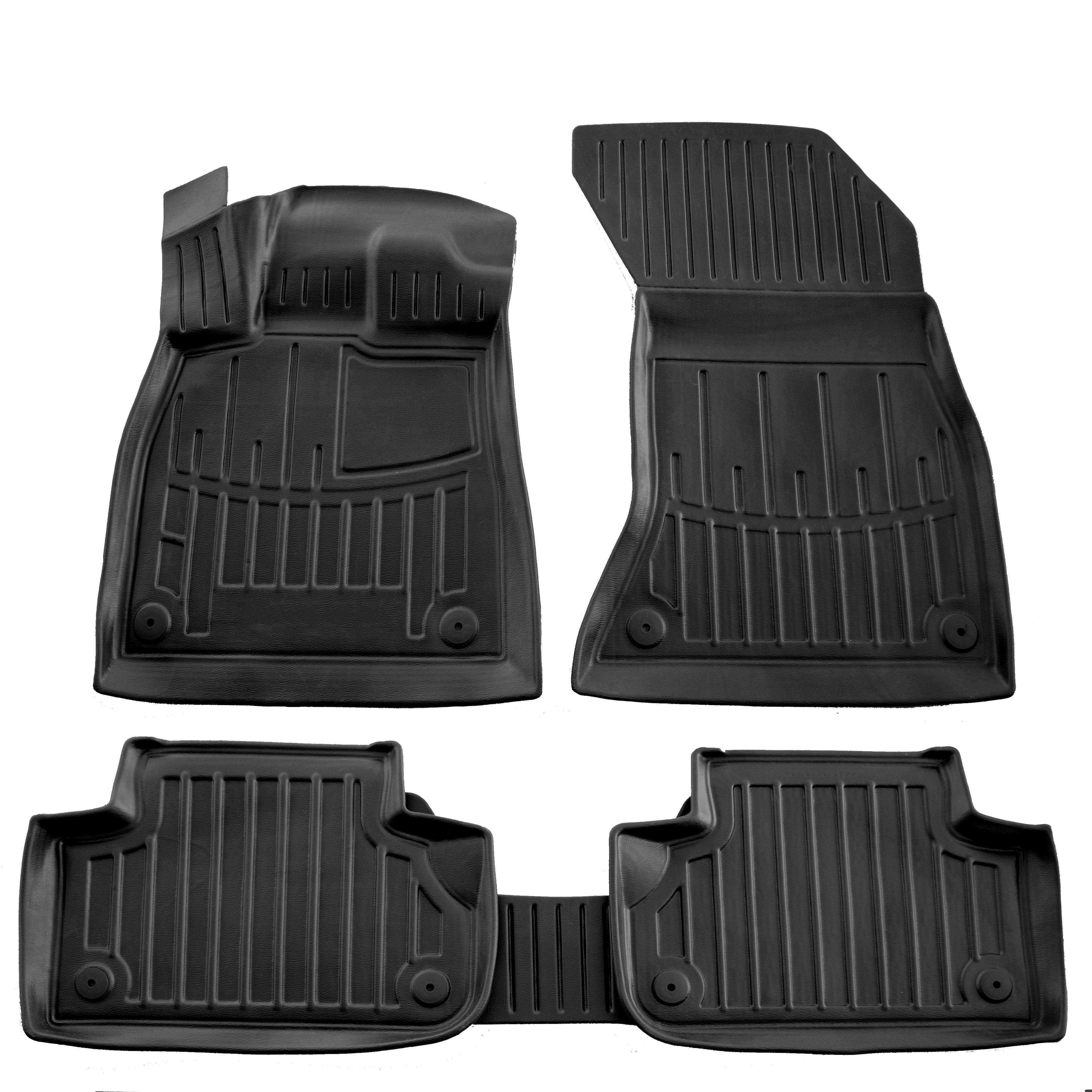 Коврики Stingray 3D для Audi Q5 2017-2025 рр. полиуретан 5 шт. Черный (158205)