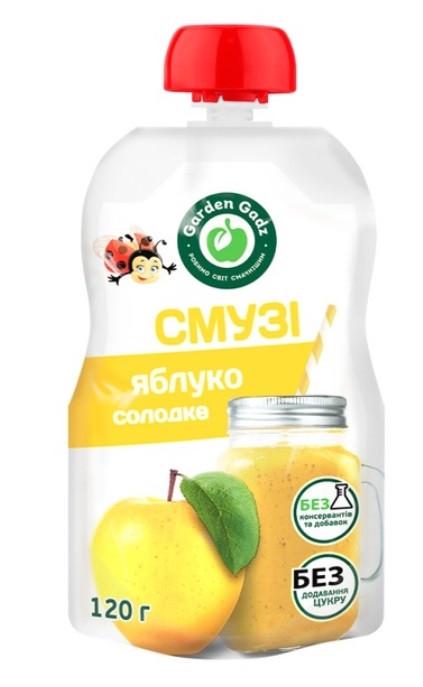Пюре фруктове Gadz Смузі Яблуко солодке 120 г (2625171646)