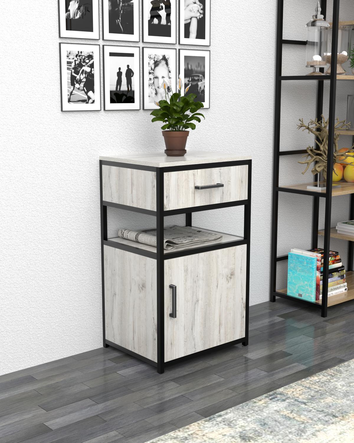 Тумба с ящиком EcoLoft Мирена лофт (DSP-1516-2)
