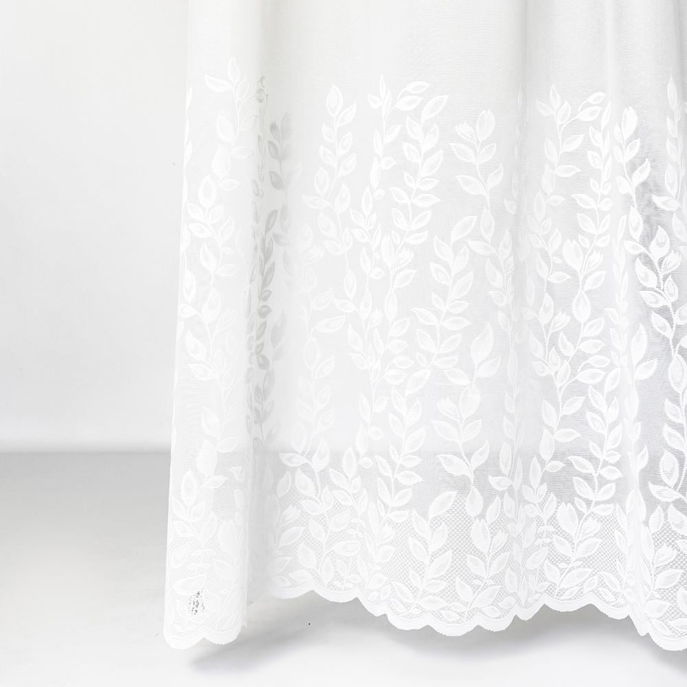 Тканина тюль жакард 285 см 111 гр/м2 V-11 ecru