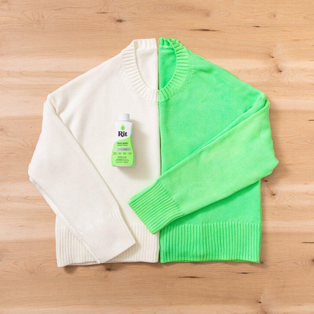 Барвник для одягу Rit Dye Neon Green (88210) - фото 3 Барвник для одягу Rit Dye Neon Green (88210) - фото 3