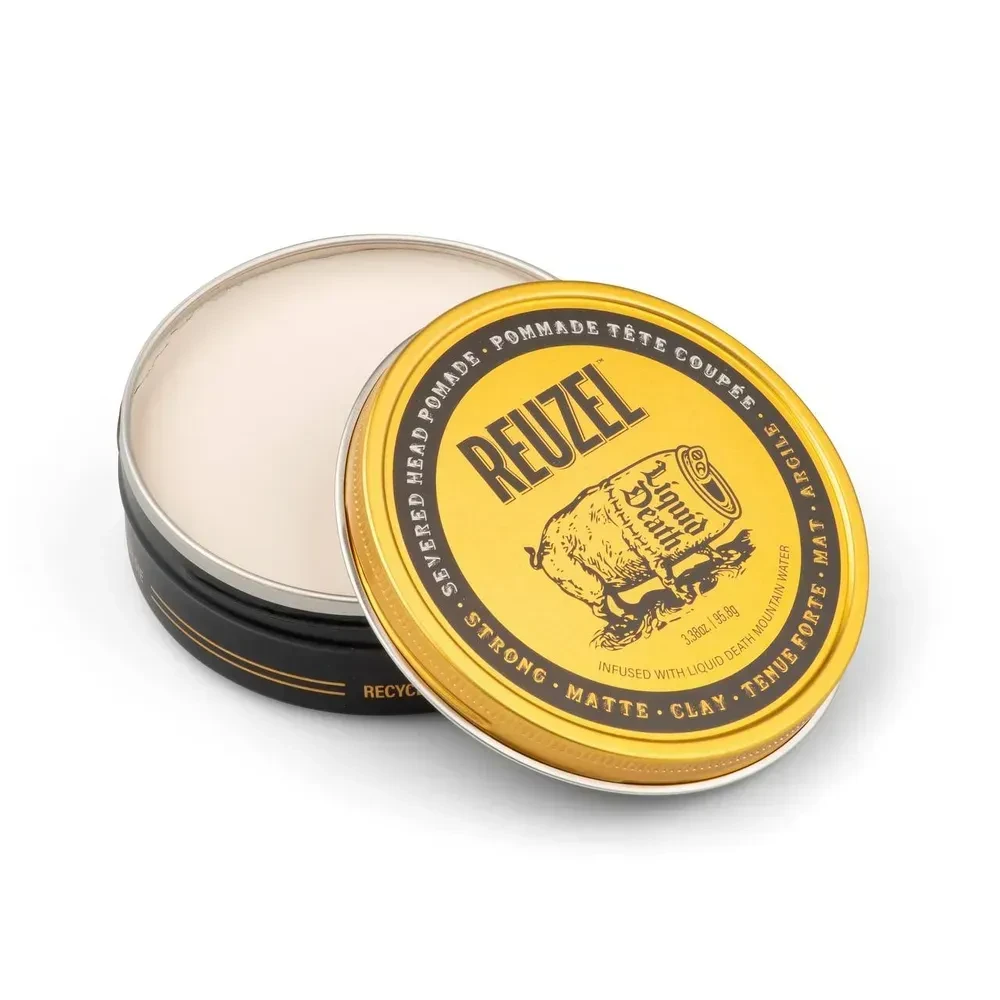 Помада глиняная для волос Reuzel Pomade Severed Head сильная фиксация матовый эффект водная основа 95 г