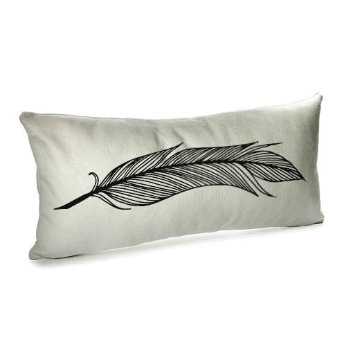 Подушка для дивана оксамитова Перо 50x24 (52BP_TFL011)