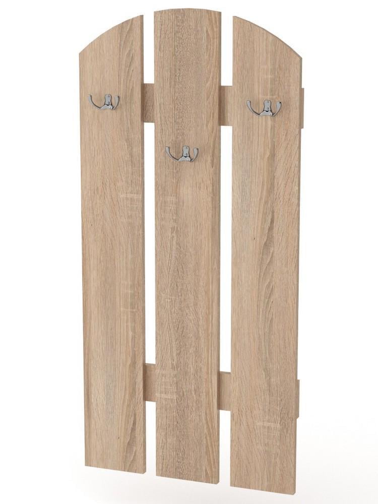 Вешалка настенная В-1 Компанит Дуб сонома (113803) - фото 1 Вешалка настенная В-1 Компанит Дуб сонома (113803) - фото 1