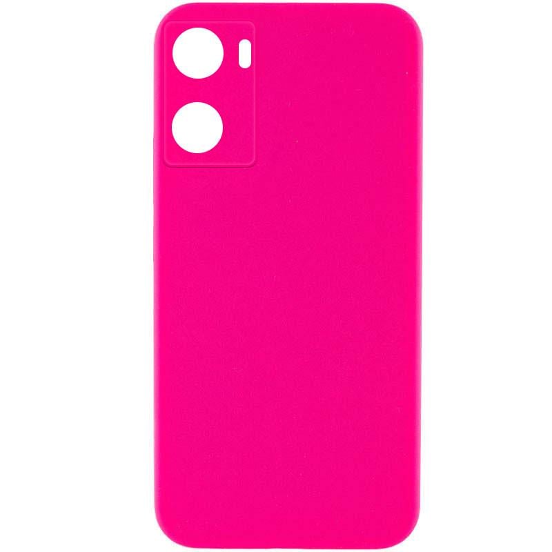 Противоударный чехол Silicone Cover Lakshmi Full Camera (AAA) для Oppo A57s / A77s Розовый / Barbie pink