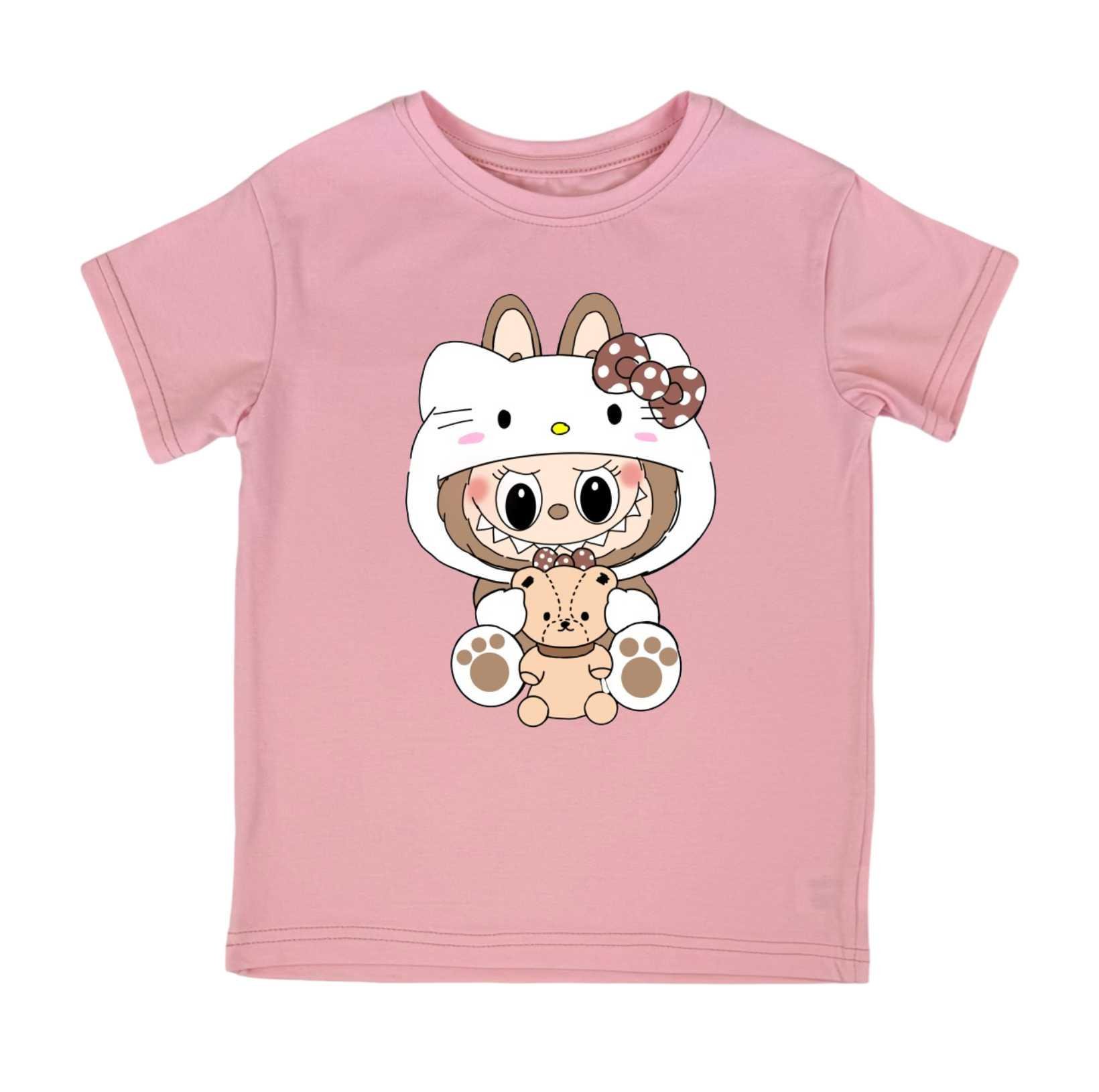 Футболка TM Spinogriz СПИ2025 "Labubu" 128 см Рожевий (26945002)