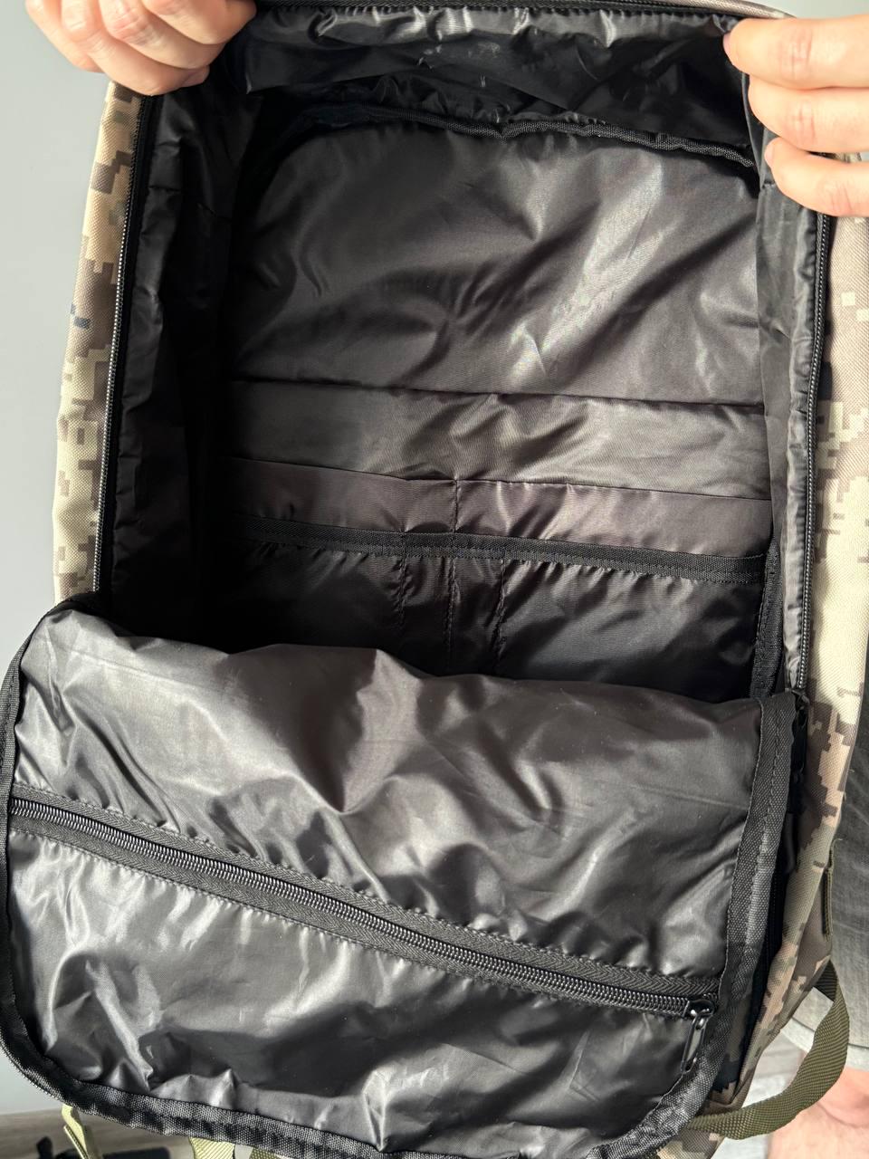 Рюкзак тактический 30 л Камуфляж (12412) - фото 9 Рюкзак тактический 30 л Камуфляж (12412) - фото 9