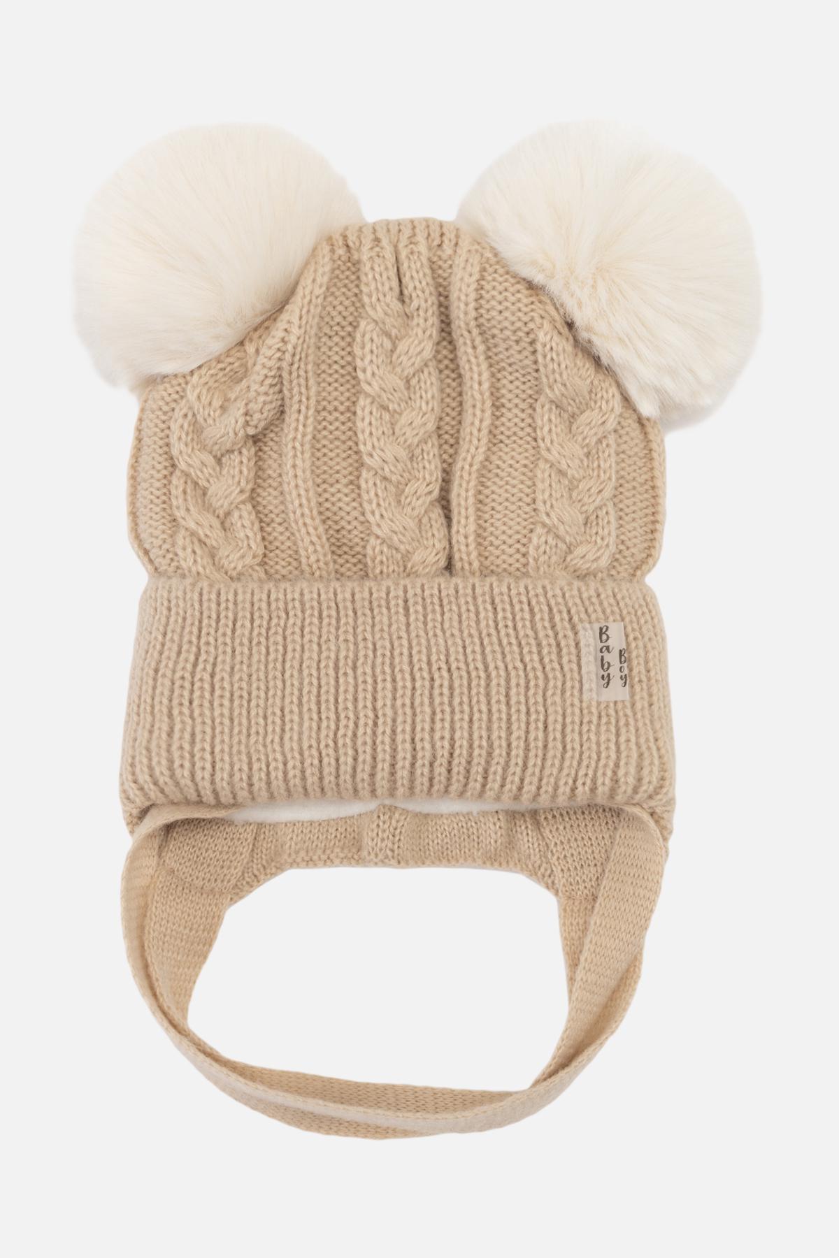 Шапка для хлопчика 36-38 см Кавовий (ЦБ-00263319) Шапка для хлопчика 36-38 см Кавовий (ЦБ-00263319)