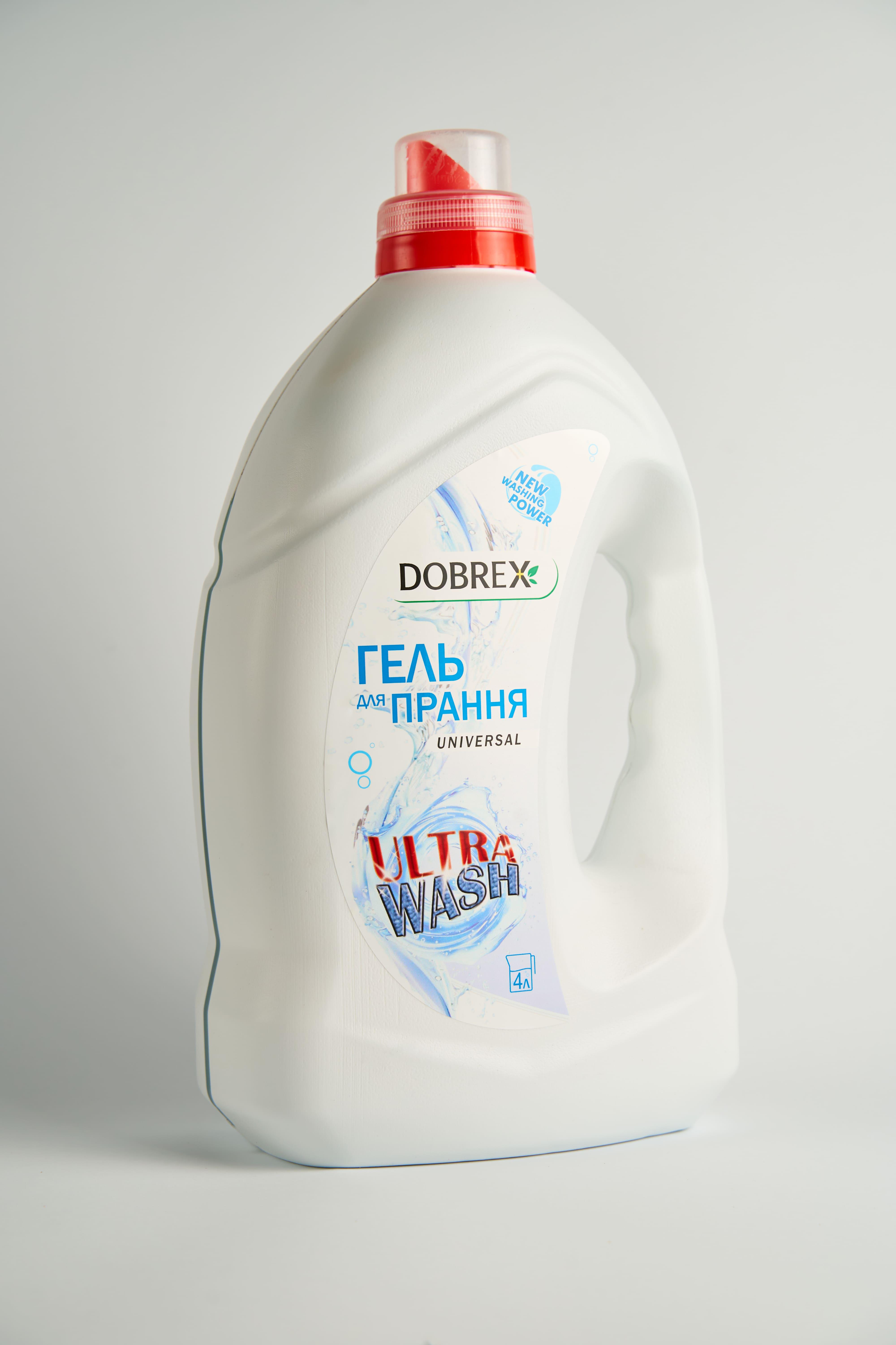 Гель для машинной и ручной стирки DOBREX Универсальный 4 л (30493480)