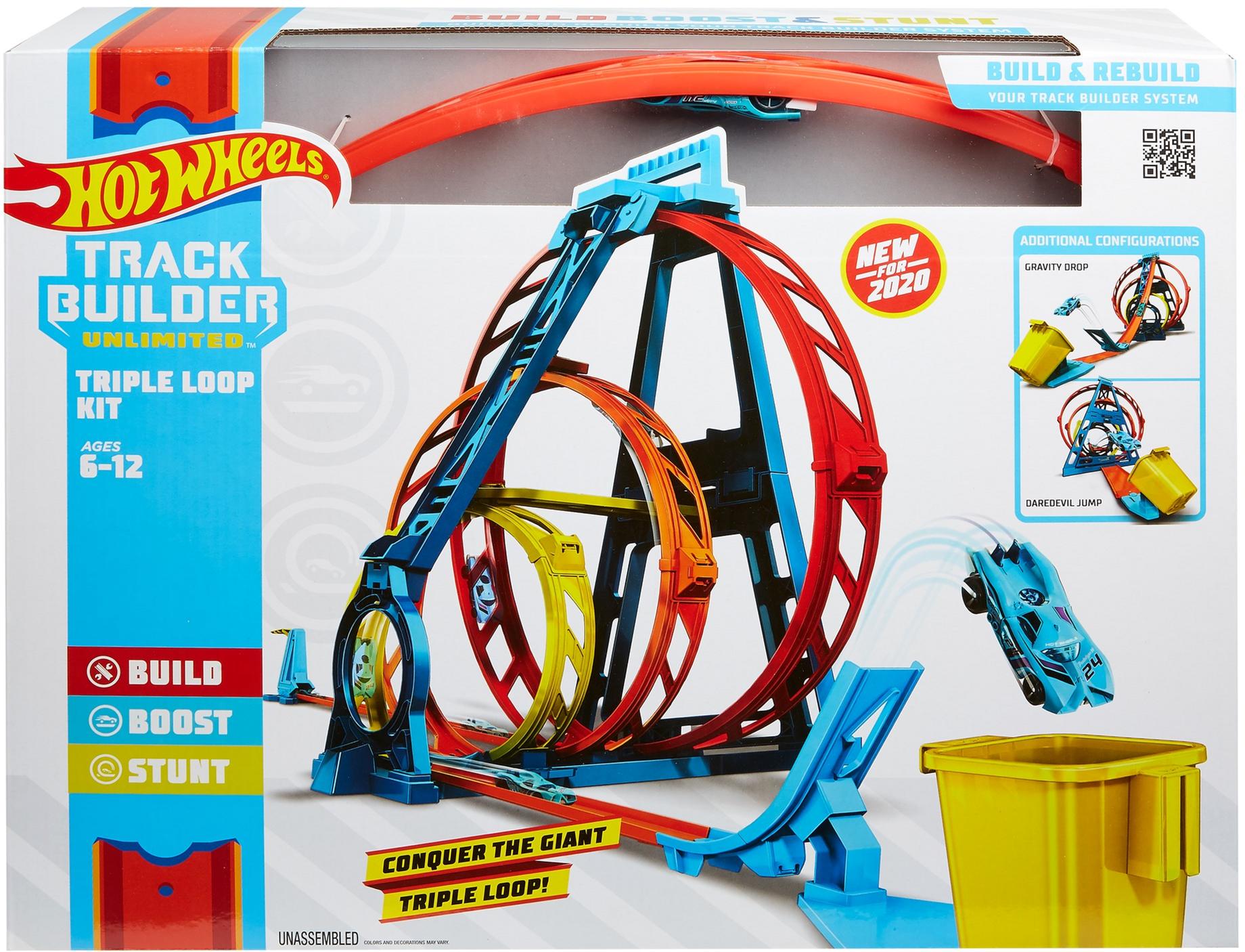 Трек Hot Wheels Тройная петля (GLC96)