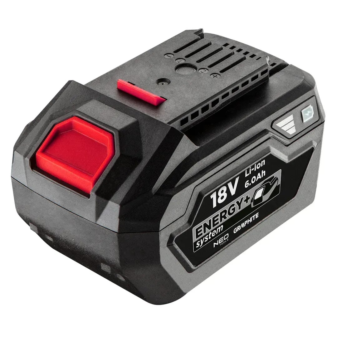 Аккумулятор для инструмента GRAPHITE Energy+ 18V 6 Ah Li-Ion Черный (58G086)