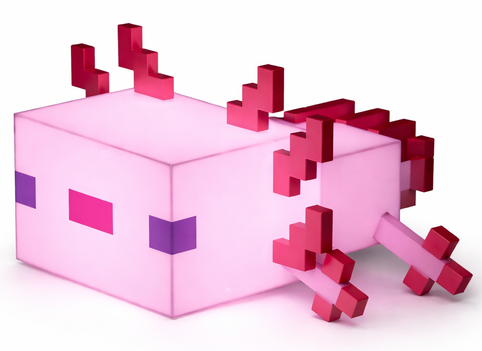 Ночник Майнкрафт Аксолотль LED RGB 5 цветов USB-аккумулятор (32749268)