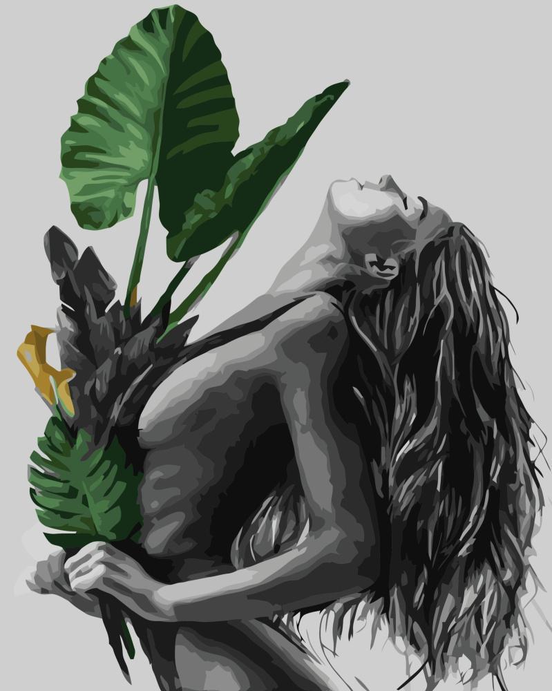 Картина по номерам Strateg Премиум Цветочная фотосессия 40х50 см (VA-3424)