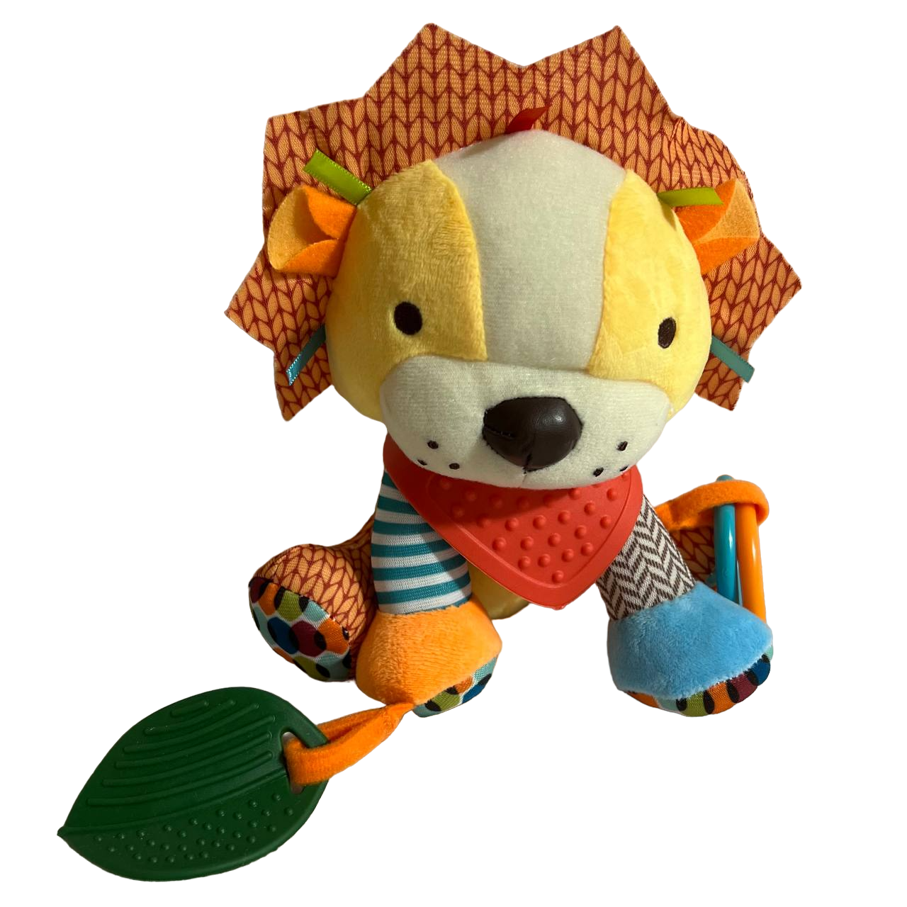 Погремушка на коляску с прорезывателем Львенок (84851)