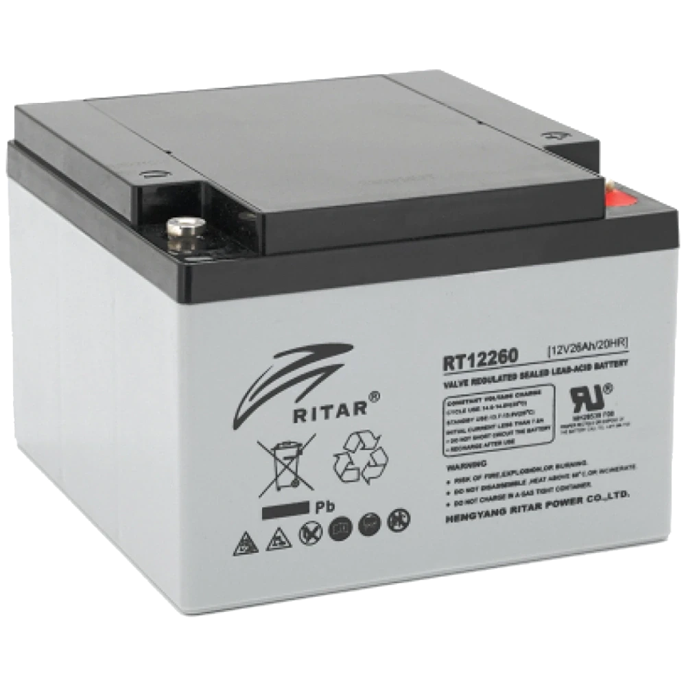 Батарея акумуляторна Ritar RT12260 12V26AH (3041088876)