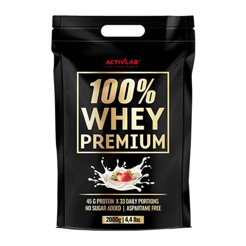 Протеїн Activlab 100% Whey Premium 2000 г 66 порцій Strawberry