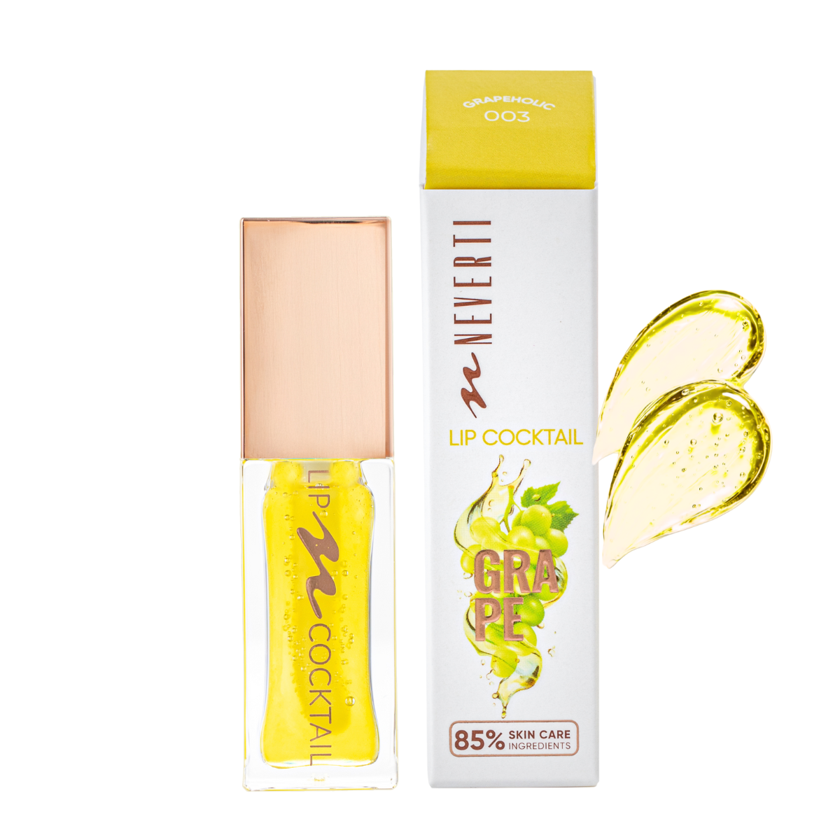 Масло для губ увлажняющее Neverti Lip Cocktail с витамином Е 003 Grape NP805 7 мл