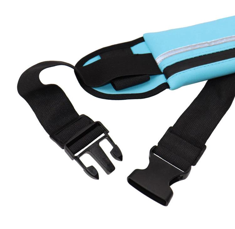 Сумка на пояс спортивная для бега J&B Голубой - фото 5 Сумка на пояс спортивная для бега J&B Голубой - фото 5