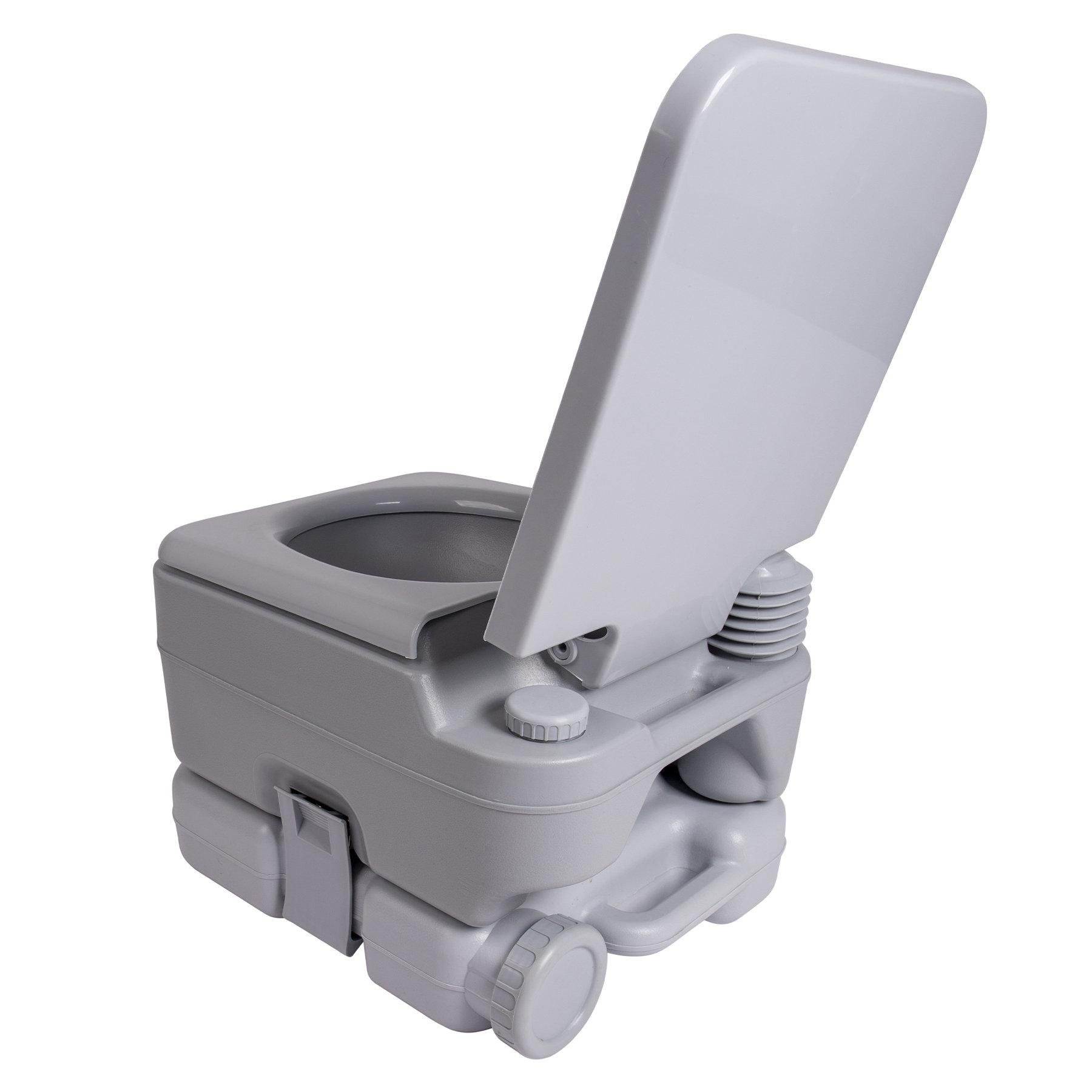 Биотуалет Bo-Camp Portable Toilet Flush 10 Liters Grey (5502825) - фото 5