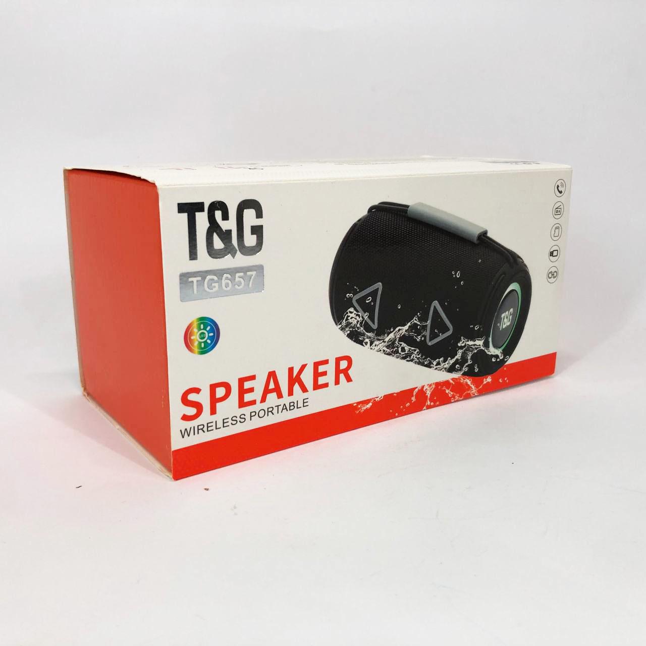 Колонка Bluetooth TG657 з RGB підсвічуванням 1500 mAh Камуфляж - фото 4