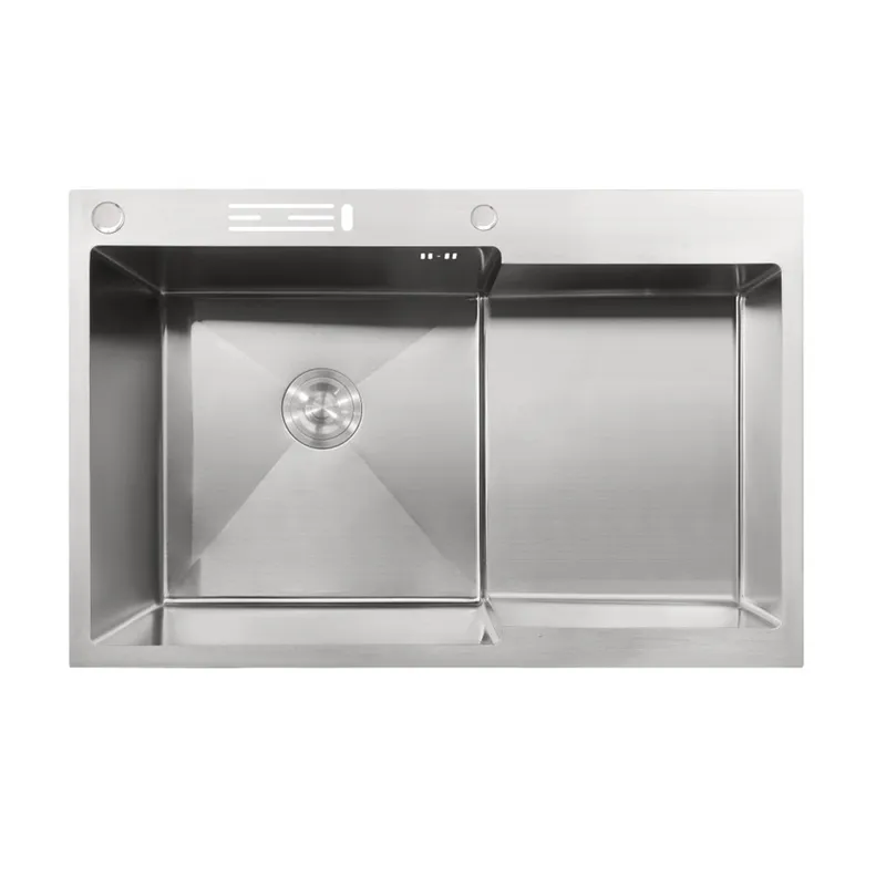 Мойка для кухни MIXXUS MH7849L-HK Nano глубокое крыло 780х490 мм Серебристый (MX1935)