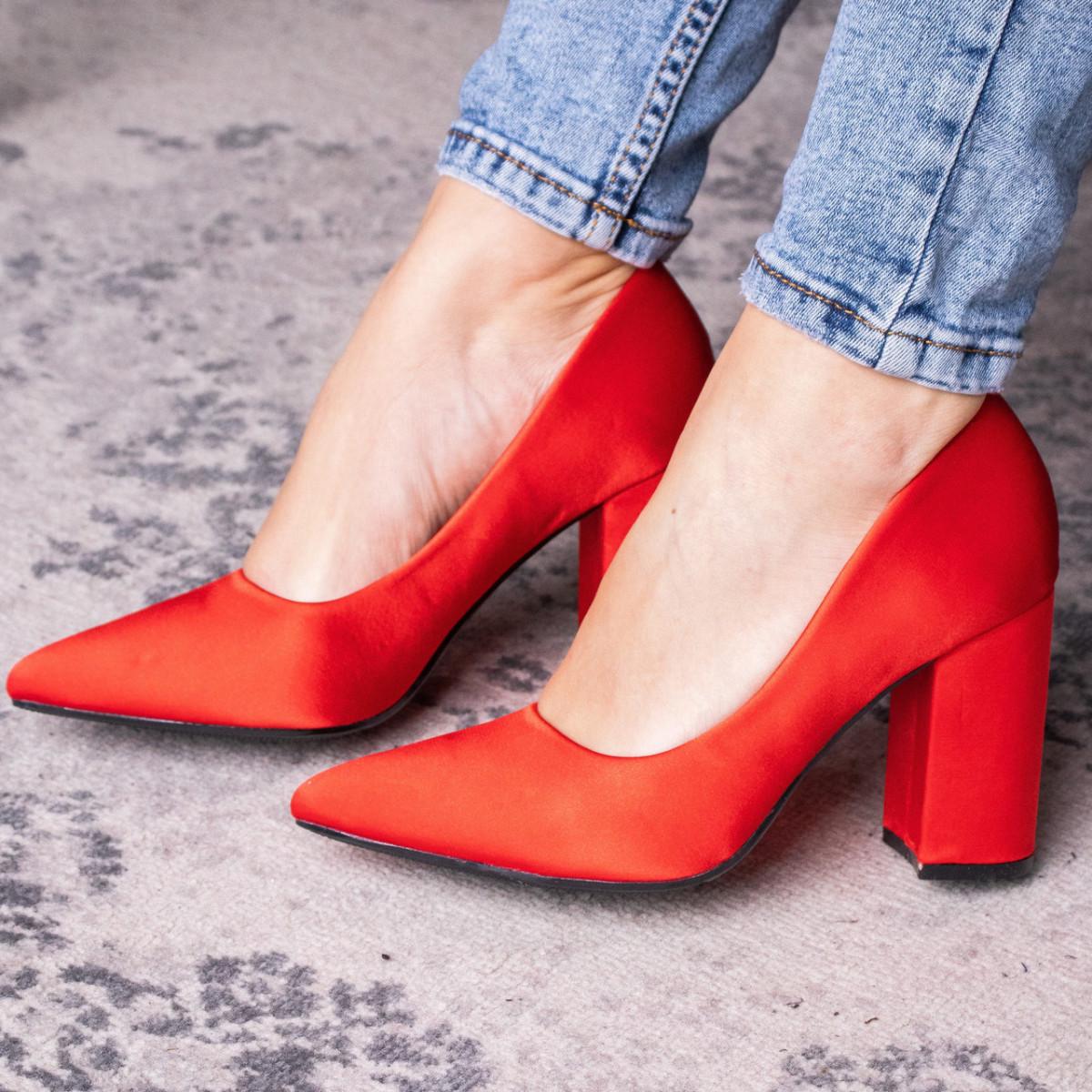 Туфли женские Fashion р. 37 24 см Красный (2619)