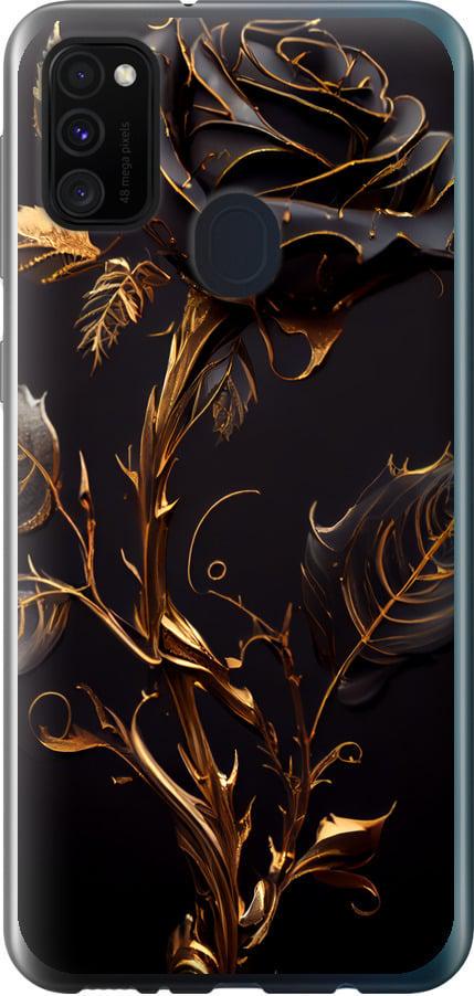 Чехол на Samsung Galaxy M21 M215F Роза 3 (5552t-2016-42517)