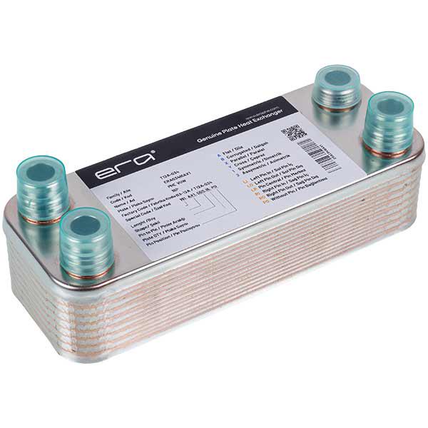 Теплообмінник пластинчастий ГВП 16 пластин для газового котла Vaillant atmo/turbo MAX plus/pro VUW 065088 (00000055519)
