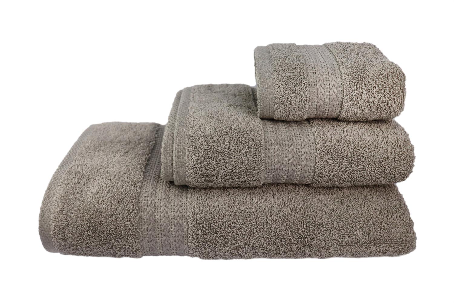 Набір рушників Rainbow Gri 3 шт. 500г/м2 Сірий - фото 4