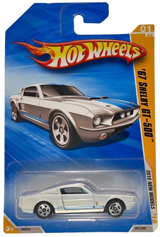 Іграшкова машинка Hot Wheels 67 Shelby GT-500 2010 New Models №001 White (R0916-w)