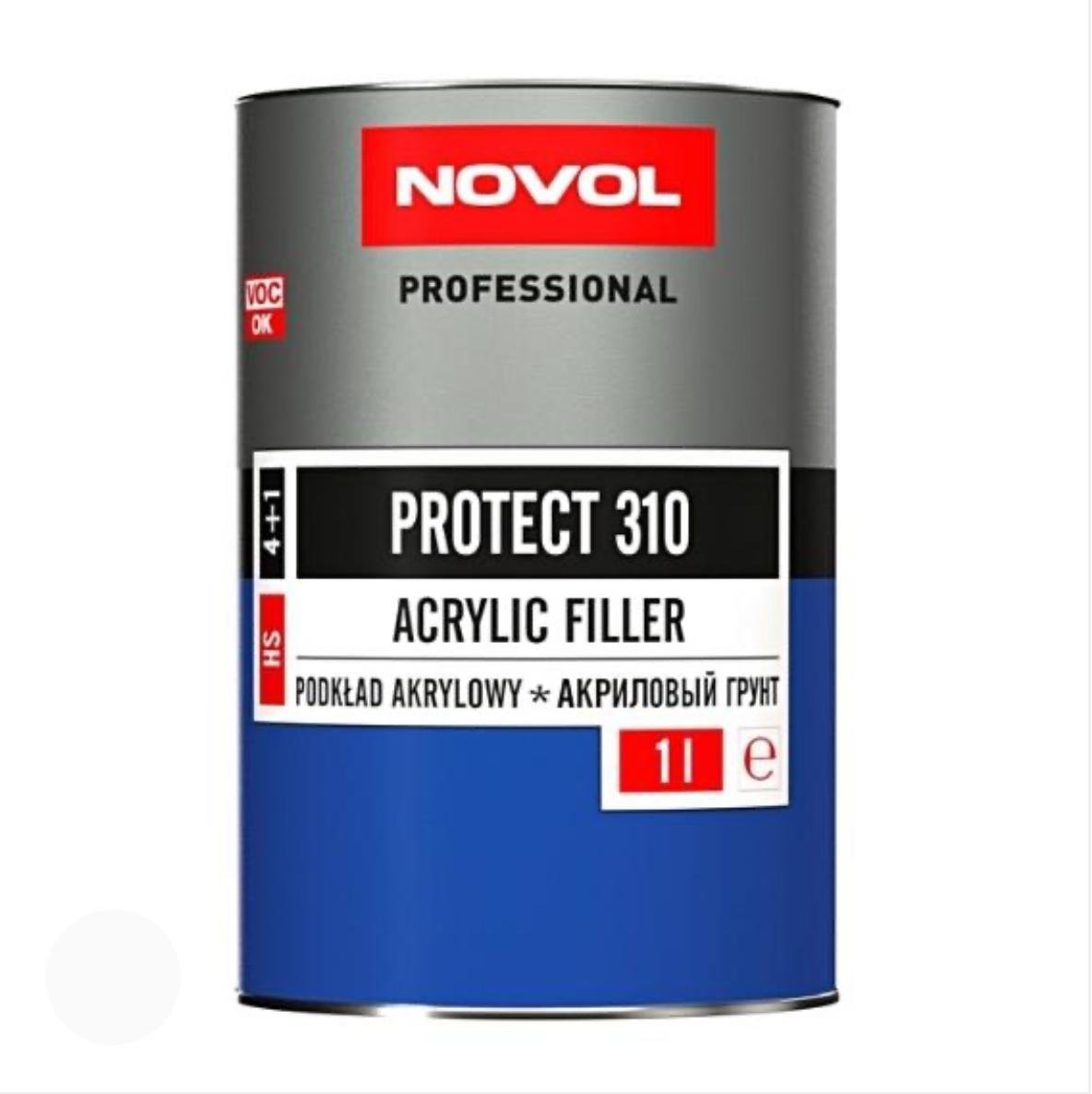 Грунт акриловый 4+1 NOVOL PROTECT 310 Белый - фото 2